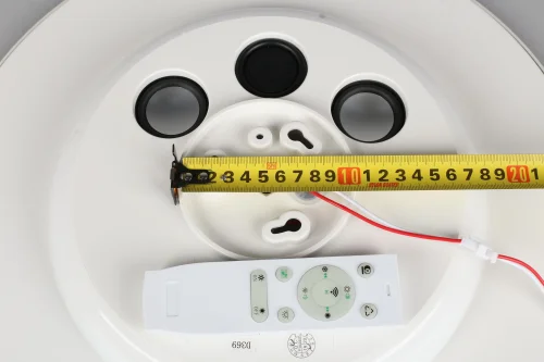 Светильник потолочный LED RGB с пультом Melofon OML-47327-48 Omnilux белый на 1 лампу, основание белое в стиле современный хай-тек с пультом фото 9