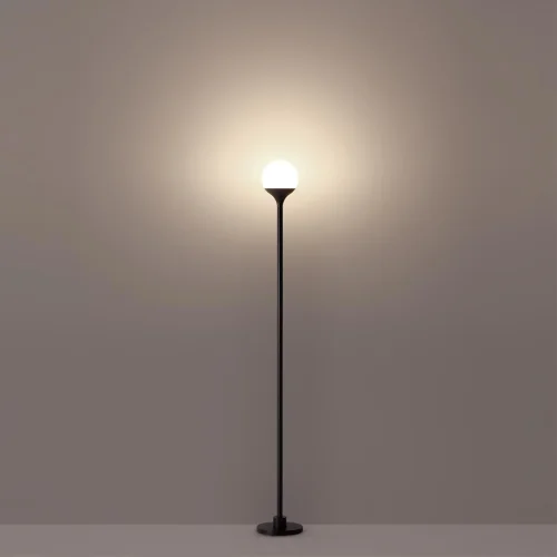 Парковый светильник LED Dew 7120/3GLA Odeon Light уличный IP65 чёрный на 1 лампу, плафон белый в стиле хай-тек современный LED фото 3