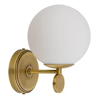 Бра Dimaro DIM-K-1(P) Kutek белый 1 лампа, основание бронзовое в стиле американский 