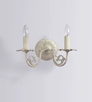 Бра LAME W139.2 Antique White Lucia Tucci без плафона 2 лампы, основание белое в стиле классический арт-деко 