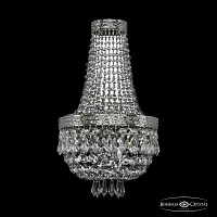 Бра 19271B/H2/20IV Ni Bohemia Ivele Crystal прозрачный 2 лампы, основание никель в стиле классический sp