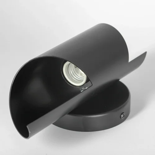 Бра Fontana LSP-8808 Lussole чёрный на 1 лампа, основание чёрное в стиле современный  фото 4