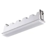 Светильник встраиваемый LED Hielo 358241 Novotech белый на 1 лампу, основание белое в стиле современный хай-тек 