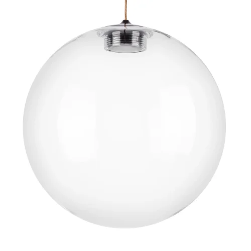 Светильник подвесной LED Sferetta 801010 Lightstar прозрачный 1 лампа, основание бордовое коричневое в стиле минимализм  фото 5