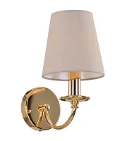 Бра настенный CAMILA AP1 GOLD Crystal Lux бежевый 1 лампа, основание золотое в стиле современный 