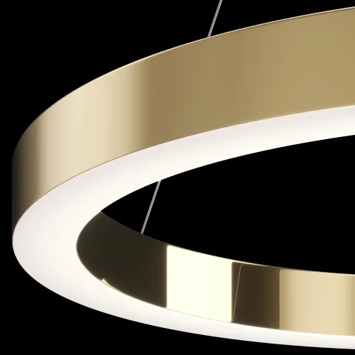 Светильник подвесной LED Saturno MOD415PL-L45BS4K Maytoni латунь на 1 лампу, основание латунь в стиле современный хай-тек кольца фото 8