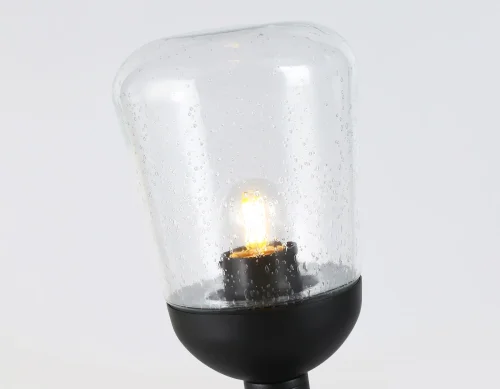Парковый светильник ST2085 Ambrella light уличный IP54 чёрный 1 лампа, плафон прозрачный в стиле хай-тек современный E27 фото 3