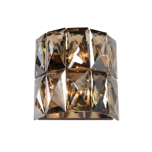 Бра V5851-7/2A Vitaluce янтарный на 2 лампы, основание бронзовое в стиле классический современный  фото 2