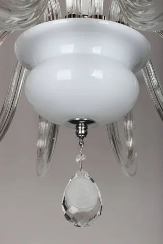 Люстра подвесная Alvara OML-79303-12 Omnilux без плафона на 12 ламп, основание белое в стиле классический  фото 5