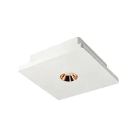 Светильник накладной LED OL1072-WG/1 LOFT IT белый на 1 лампу, основание белое в стиле современный квадратный