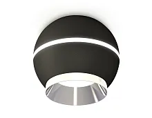 Светильник накладной Techno spot XS1102011 Ambrella light чёрный 1 лампа, основание чёрное в стиле современный круглый