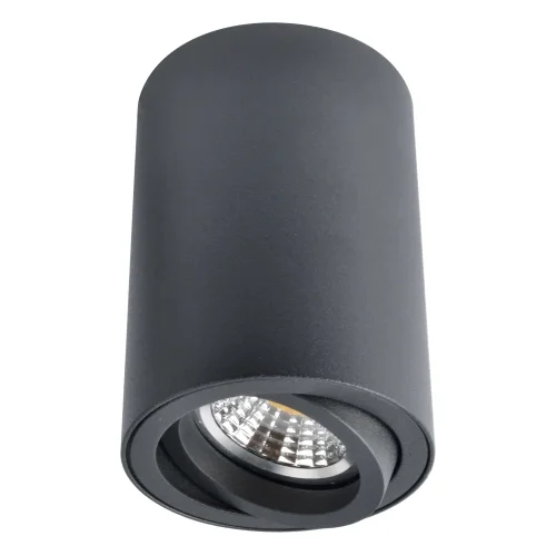 Светильник накладной Sentry A1560PL-1BK Arte Lamp чёрный 1 лампа, основание чёрное в стиле современный круглый
