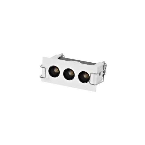 Светильник точечный Guarda 080146 Lightstar белый на 1 лампу, основание белое в стиле хай-тек современный прямоугольный