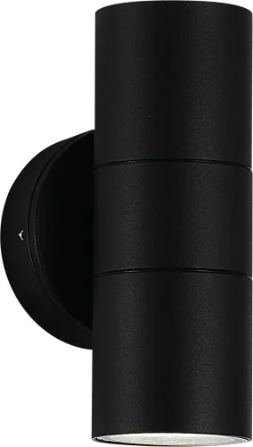 Настенный светильник уличный Tubo SL9008.401.02 ST-Luce уличный IP65 чёрный на 2 лампы, плафон чёрный в стиле хай-тек современный GU10