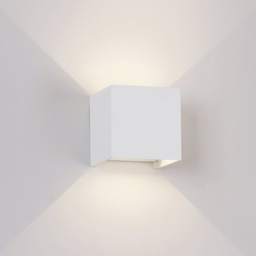 Настенный светильник LED Davos 7648 Mantra уличный IP54 белый 1 лампа, плафон белый в стиле современный хай-тек LED фото 3