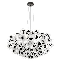 Люстра подвесная Слизия / Clizia 10595/780 Black LOFT IT белая чёрная на 5 ламп, основание в стиле Люстра подвесная Слизия / Clizia 10595/780 Black LOFT IT белая чёрная на 5 ламп, основание в стиле