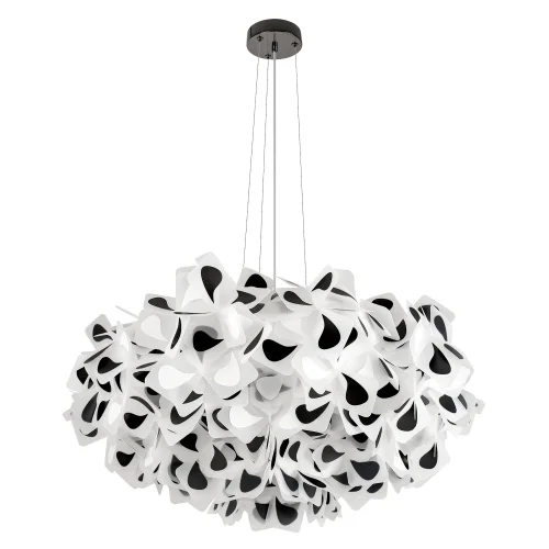 Люстра подвесная Слизия / Clizia 10595/780 Black LOFT IT чёрная белая на 5 ламп, основание в стиле современный арт-деко Люстра подвесная Слизия / Clizia 10595/780 Black LOFT IT чёрная белая на 5 ламп, основание в стиле современный арт-деко