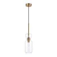 Светильник подвесной Gloss 1141/1S Clear Escada прозрачный 1 лампа, основание медь в стиле современный 