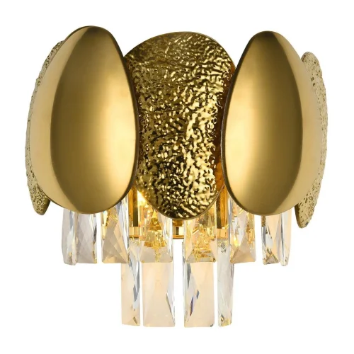 Бра CHIC 81437/1W GOLD Natali Kovaltseva прозрачный золотой на 2 лампы, основание золотое в стиле современный 