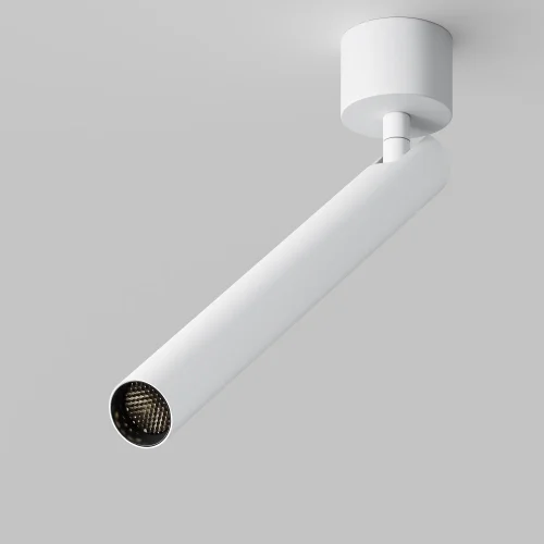 Светильник накладной LED Focus T C141CL-L300-6W3K-W Maytoni белый на 1 лампу, основание белое в стиле современный хай-тек трубочки фото 9