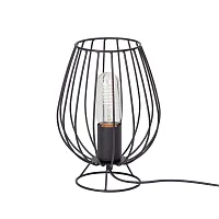 Настольная лампа V4296-1/1L Vitaluce без плафона на 1 лампу, основание чёрное металл в стиле лофт Настольная лампа V4296-1/1L Vitaluce без плафона на 1 лампу, основание чёрное металл в стиле лофт