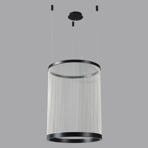 Светильник подвесной ЛЕД ATRIUM B SP50W LED Crystal Lux белый на 1 лампу, основание чёрное в стиле современный фото 2
