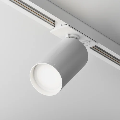 Трековый светильник однофазный Track lamps TR020-1-GU10-W Maytoni белый для шинопроводов серии Track Lamps белый фото 2