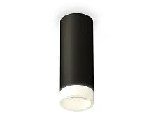 Светильник накладной Techno spot XS6343043 Ambrella light чёрный 1 лампа, основание чёрное в стиле современный круглый