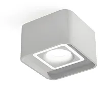 Светильник накладной XS7832020 Ambrella light белый 1 лампа, основание белое в стиле модерн хай-тек квадратный