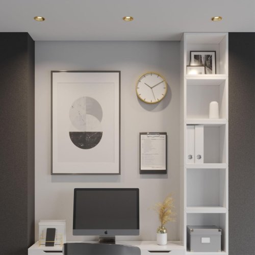 Светильник точечный LED Nova 359853 Novotech бронзовый на 1 лампу, основание бронзовое в стиле хай-тек круглый фото 3