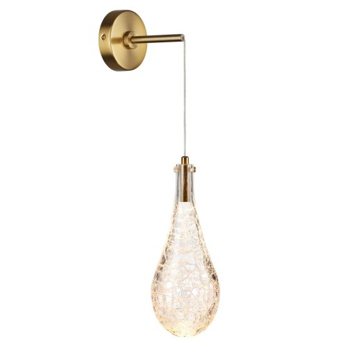 Бра LED Braid 7147/5WL Odeon Light прозрачный на 1 лампу, основание бронзовое в стиле современный классический выдувное фото 3 Бра LED Braid 7147/5WL Odeon Light прозрачный на 1 лампу, основание бронзовое в стиле современный классический выдувное фото 3