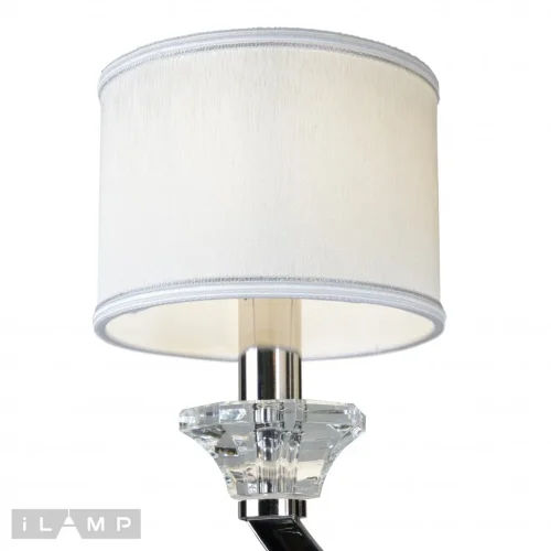Люстра подвесная Oxford 85175/3 CR iLamp белая на 3 лампы, основание хром в стиле современный американский  фото 3