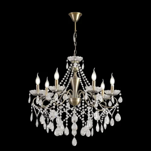 Люстра подвесная хрустальная Luina 8346/7 Lumion без плафона на 7 ламп, основание бронзовое в стиле классический фото 4