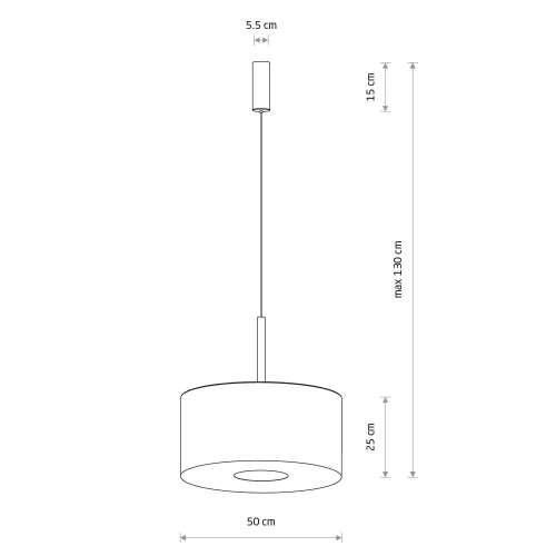 Светильник подвесной Santana M 11659-NW Nowodvorski чёрный на 1 лампу, основание коричневое в стиле лофт фото 8
