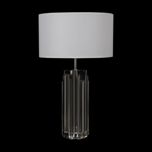 Настольная лампа Muse MOD304TL-01CH Maytoni белая 1 лампа, основание хром стекло металл в стиле современный  фото 2