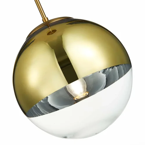 Светильник подвесной Boffi SLE114613-01 Evoluce латунь золотой 1 лампа, основание латунь в стиле современный шар фото 3