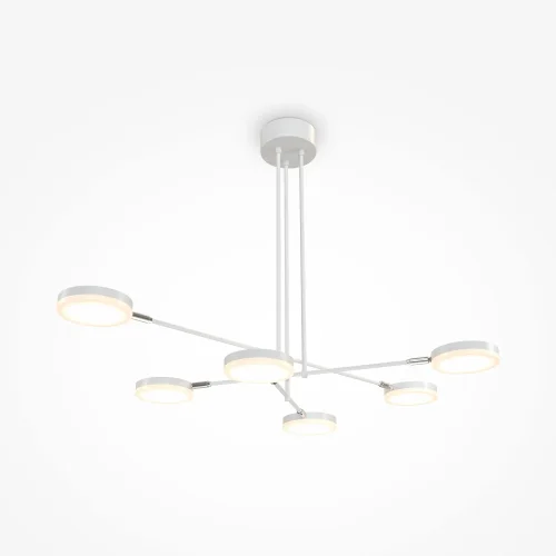 Светильник подвесной LED Fad MOD070PL-L36W3K Maytoni белый на 6 ламп, основание белое в стиле современный фото 3