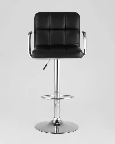 Стул барный Малави NEW, черный NP УТ000039146 Stool Group, /экокожа, ножки/металл/, размеры - 910*1110**** фото 2