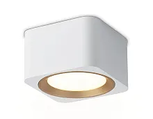 Светильник накладной TN70831 Ambrella light белый 1 лампа, основание белое в стиле современный хай-тек круглый