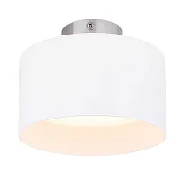 Светильник потолочный LED Jenny 12016W Globo белый 1 лампа, основание белое в стиле современный хай-тек 