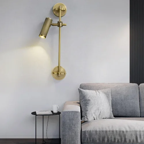 Настенный светильник TRIGGER WALL L1 208264-23 ImperiumLoft бронзовый на 1 лампу, основание бронзовое в стиле современный фото 8