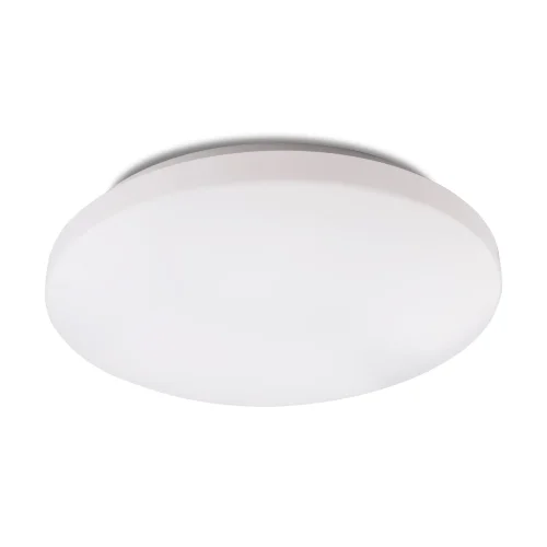 Светильник потолочный LED с пультом Zero Smart 5948 Mantra белый на 1 лампу, основание серебряное в стиле современный хай-тек с пультом фото 2
