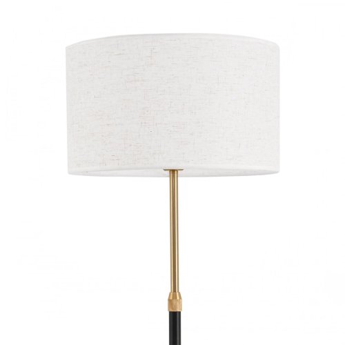 Торшер Irisa 8358/1F Lumion белый на 1 лампу, основание медь чёрное в стиле классический фото 5 Торшер Irisa 8358/1F Lumion белый на 1 лампу, основание медь чёрное в стиле классический фото 5