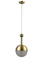 Светильник подвесной TRUENA SP1 BRONZE Crystal Lux прозрачный 1 лампа, основание бронзовое в стиле модерн 