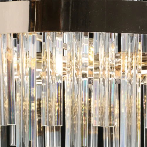 Люстра подвесная Аделард 642016408 MW-Light прозрачная на 8 ламп, основание золотое в стиле классический современный  фото 5