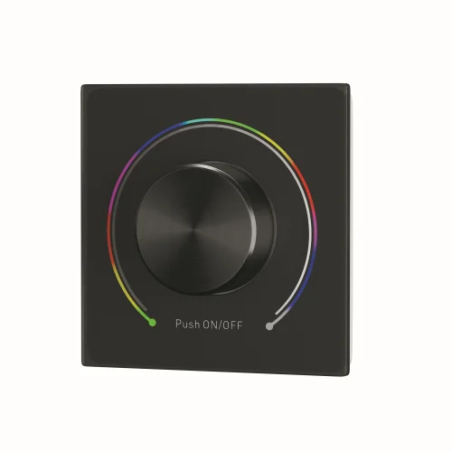 Роторная панель управления DALI DT8 RGB 721038 Maytoni на 1 , основание чёрное в стиле 