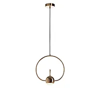Светильник подвесной LED 8139-B LOFT IT золотой на 1 лампу, основание золотое в стиле лофт 
