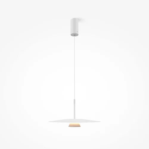 Светильник подвесной LED Platte MOD352PL-L10W3K Maytoni белый на 1 лампу, основание белое в стиле современный хай-тек фото 11