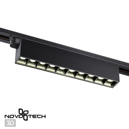 Трековый светильник однофазный Iter 358831 Novotech чёрный для шинопроводов серии Iter фото 4