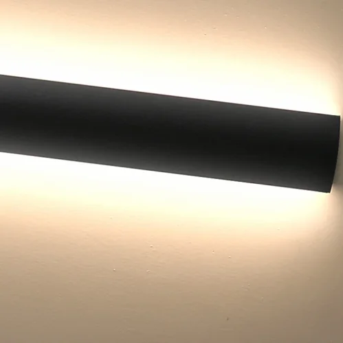 Настенный светильник RIBORG L200 208904-23 ImperiumLoft чёрный на 1 лампа, основание чёрное в стиле современный  фото 18